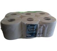 AMOOS PROFESIONAL - 6 BOBINAS PAPEL SECAMANOS MECHA- 2 CAPAS- 210 SERVICIOS/ROLLO