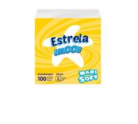 Servilleta celulosa amoos 33x33 cm 2 capas paquete de 100 unidades