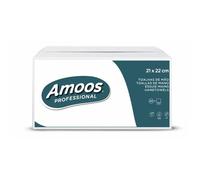 Amoos toallas de mano zig-zag 2 capas - 2840 toallas por caja - suaves
