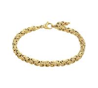 Amor 2037334 - Pulsera de acero inoxidable, unisex, 19 + 2 cm, color dorado, 19+2 cm, Acero inoxidable, No hay piedras