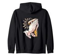 Amor a la pizza, religión Pray Pizza, motivo de pizza, Sudadera con Capucha