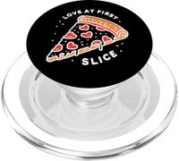 Amor a la Primera Rebanada de Pizza Amante de la Comida Foodie Love PopSockets PopGrip para MagSafe