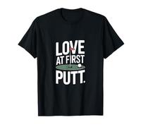 Amor al Primer Romance de Golf Putt Camiseta