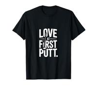 Amor al Primer Romance de Golf Putt Camiseta