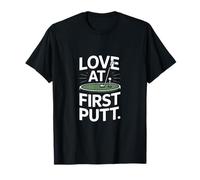 Amor al Primer Romance de Golf Putt Camiseta