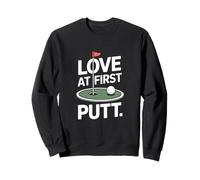 Amor al Primer Romance de Golf Putt Sudadera