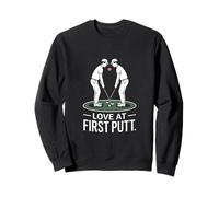 Amor al Primer Romance de Golf Putt Sudadera