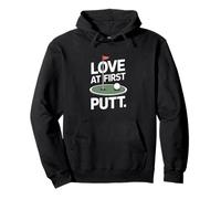 Amor al Primer Romance de Golf Putt Sudadera con Capucha