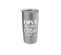 Amor al principio Otter Sight Otter Vaso térmico de acero inoxidable de doble pared