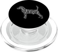 Amor Beagle Sabueso Silueta Perro Palabra Nube Dueño Mascota PopSockets PopGrip para MagSafe