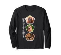 Amor bebé orangutanes Manga Larga