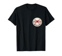 Amor Béisbol Heartbeat Pelota Corazón Jugador Entrenador Fan Lover Camiseta
