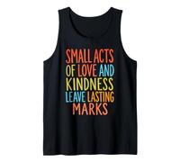 Amor bondad Motivacional Positivo Cita tipografía Camiseta sin Mangas