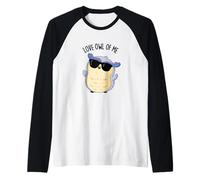 Amor Búho De Mí Divertido Juego De Palabra Camiseta Manga Raglan