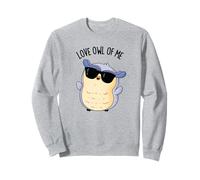 Amor Búho De Mí Divertido Juego De Palabra Sudadera
