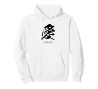 Amor Caracteres Chinos estéticamente Agradable Palabra Positiva Sudadera con Capucha