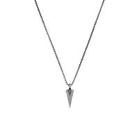amor - Colgante de Collar para Hombre en Acero inoxidable - Plata antigua - AMR-N0115