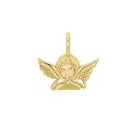 Amor Colgante de plata de ley 925 para mujer, 1 cm, oro, ángel, viene en caja de regalo, 2039031, onesize, Plata de ley, sin gema