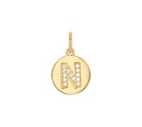 Amor Colgante de plata de ley 925 para mujer, con circonitas sintéticas, 15 cm, color blanco, A, viene en caja de regalo 2039123, onesize, Circonita cúbica