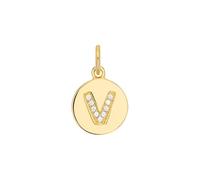 Amor Colgante de plata de ley 925 para mujer, con circonitas sintéticas, 15 cm, color blanco, A, viene en caja de regalo 2039123, onesize, Circonita cúbica