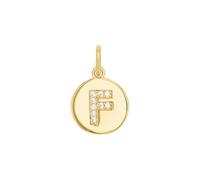 Amor Colgante de plata de ley 925 para mujer, con circonitas sintéticas, 15 cm, color blanco, A, viene en caja de regalo 2039123, onesize, Circonita cúbica