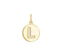 Amor Colgante de plata de ley 925 para mujer, con circonitas sintéticas, 15 cm, color blanco, A, viene en caja de regalo 2039123, onesize, Circonita cúbica