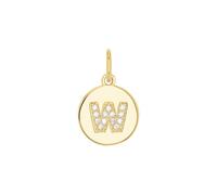 Amor Colgante de plata de ley 925 para mujer, con circonitas sintéticas, 15 cm, color blanco, A, viene en caja de regalo 2039123, onesize, Circonita cúbica