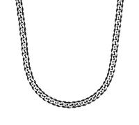 amor Collar Cupido Acero Inoxidable Unisex Collar Hombre Mujer, 50 cm, Plata, Viene en Caja de Regalo de Joyería, 2037351