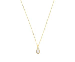 amor Collar Cupido con Colgante 925 Collar de Nácar de Plata de Ley para Mujer, 42 y 3 cm, Oro, Viene en Caja de Regalo de Joyería, 2035998