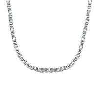 Amor Collar de acero inoxidable para hombre, 50 cm, plateado, viene en caja de regalo de joyería, 9352555