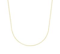 Amor collar de plata de ley 925 para señora, 42+3 cm, dorado, se entrega en estuche de regalo, 2038560