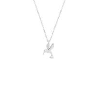 AMOR - Collar para Mujer en Plata 925 - Colgante de Colibrí - AMR-N0023