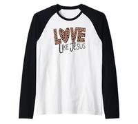 Amor como Jesús Camiseta Manga Raglan