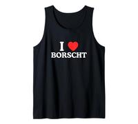 Amor Corazón Borscht Divertido Ucraniano Sopa Eslava Novedad Mordaza Camiseta sin Mangas