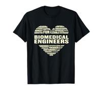 Amor Corazón Datos Ingenieros Biomédicos Amante BioMed Life Job Camiseta