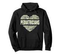 Amor Corazón Datos Pediatras Amante Vida Pediátrica Buen Trabajo Sudadera con Capucha