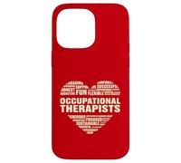 Amor Corazón Datos Terapeutas ocupacionales Amante Vida laboral Carcasa para iPhone 14 Pro Max
