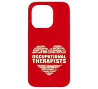 Amor Corazón Datos Terapeutas ocupacionales Amante Vida laboral Carcasa para iPhone 15 Pro