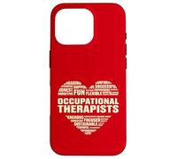 Amor Corazón Datos Terapeutas ocupacionales Amante Vida laboral Carcasa para iPhone 16 Pro
