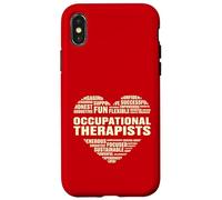 Amor Corazón Datos Terapeutas ocupacionales Amante Vida laboral Carcasa para iPhone X/XS