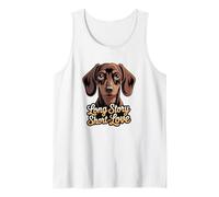 Amor Corto de Historia Larga (Retrato de Perro Salchicha) Camiseta sin Mangas