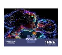 Amor cósmico Puzzle 1000 Piezas Papel Reciclado para Adultos Puzzle para Adultos Imposible difícil desafiante Excelente Idea de Regalo para niños a Partir de 12 años 52x38cm/1000pcs