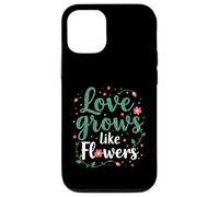 Amor Crecimiento como Flores Conexión Natural Carcasa para iPhone 12/12 Pro