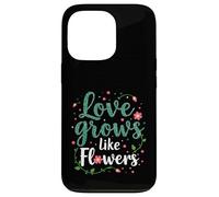Amor Crecimiento como Flores Conexión Natural Carcasa para iPhone 13 Pro