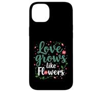 Amor Crecimiento como Flores Conexión Natural Carcasa para iPhone 14 Plus