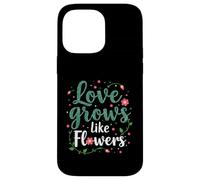 Amor Crecimiento como Flores Conexión Natural Carcasa para iPhone 14 Pro MAX