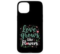 Amor Crecimiento como Flores Conexión Natural Carcasa para iPhone 15 Plus