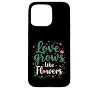 Amor Crecimiento como Flores Conexión Natural Carcasa para iPhone 15 Pro MAX