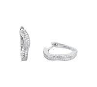 Amor Creoles Joyas de plata de ley 925 para mujer, con sintetizador de circonitas, 1,7 cm, plata, en caja de regalo, 9965007