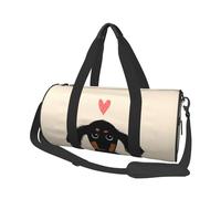 Amor de Cachorro de Perro Salchicha, Bolsa de Viaje de Gran Capacidad, Bolso Redondo, Bolsa de Viaje Deportiva, Bolsa de Mano, Bolsa de Fitness